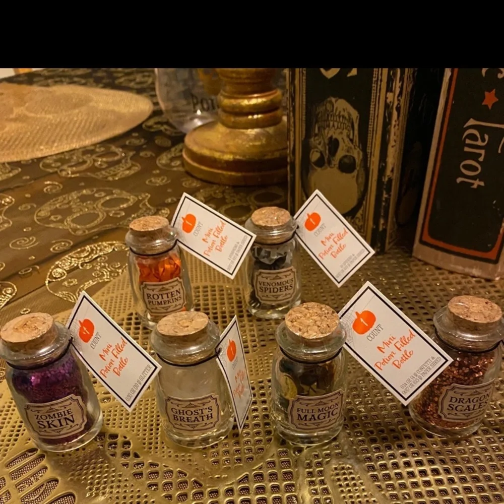 New Target bullseye Halloween potion bottles
